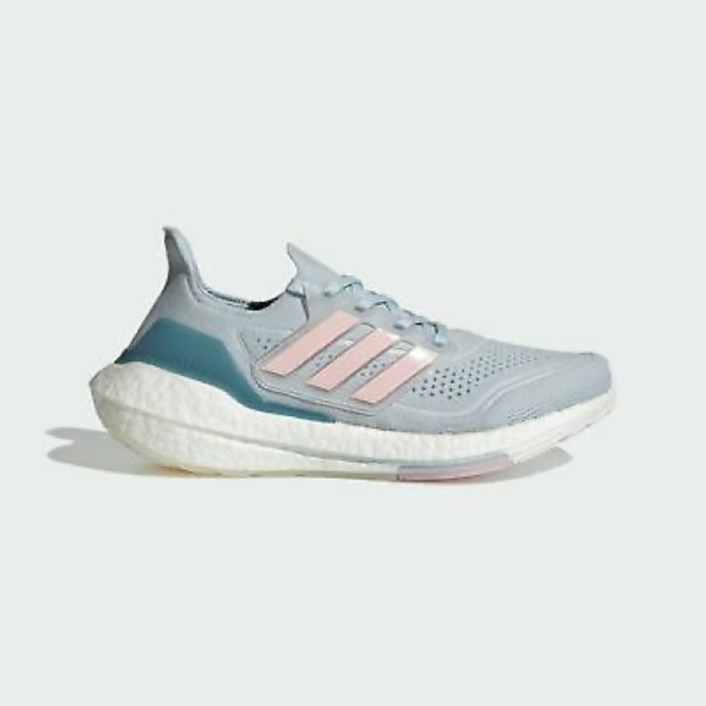 Adidas Ultraboost 21 Women's Training Shoes in Blue and Pink | 8.5 - Picture 1 of 13